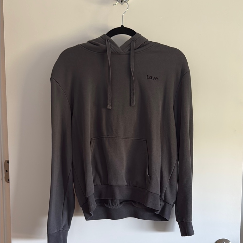 Gray Love Hoodie